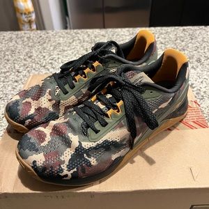 Reebok Nano X1 Camo Athletic Shoes - Green, Brown, Black